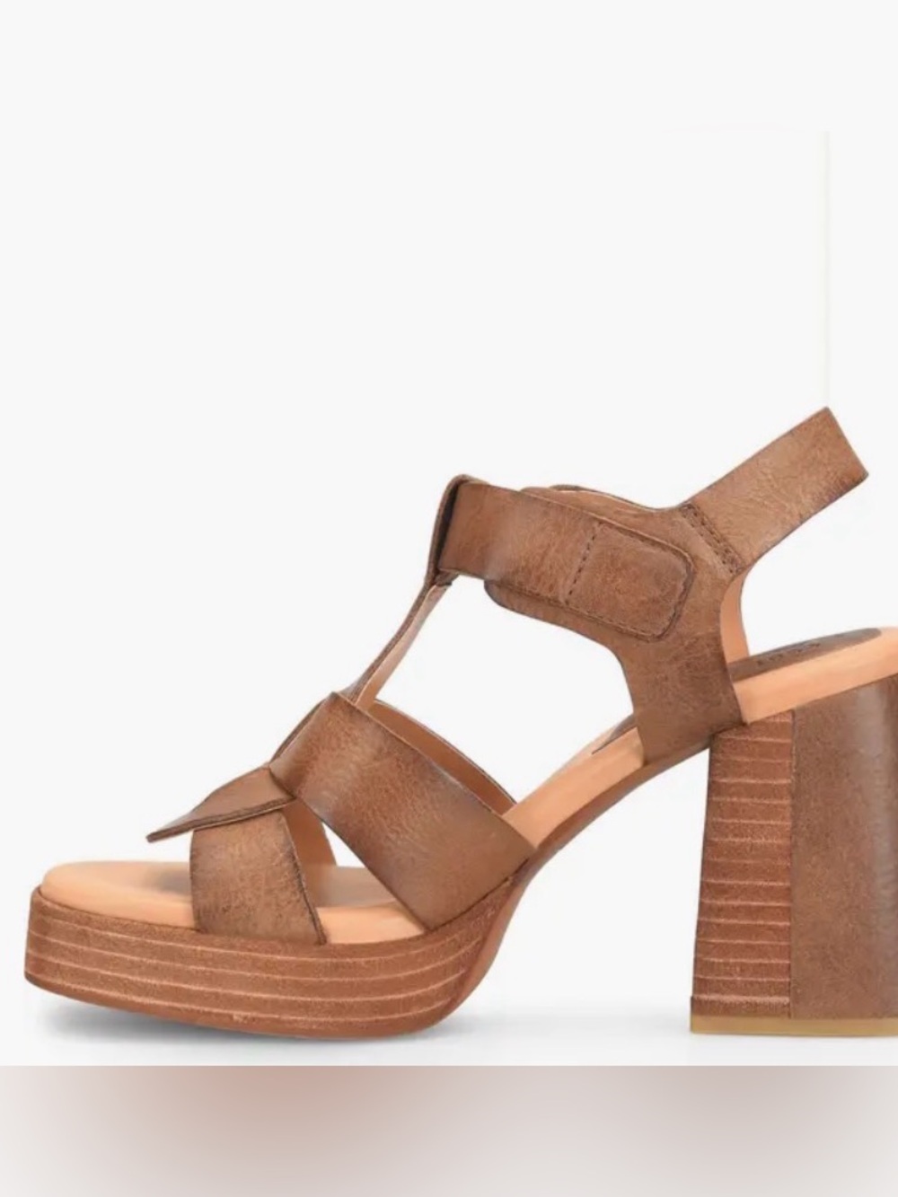 LIKE NEW Kork-Ease Macey Ankle Strap Sandal Leather Size 8 - Picture 3 of 13